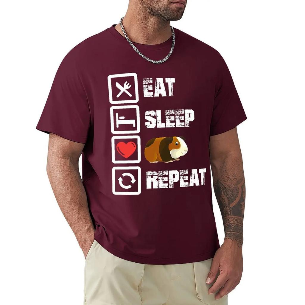 Guinea Pig T Shirt Harajuku Short Sleeve T-shirt 100% Cotton Graphics Tshirt Tops