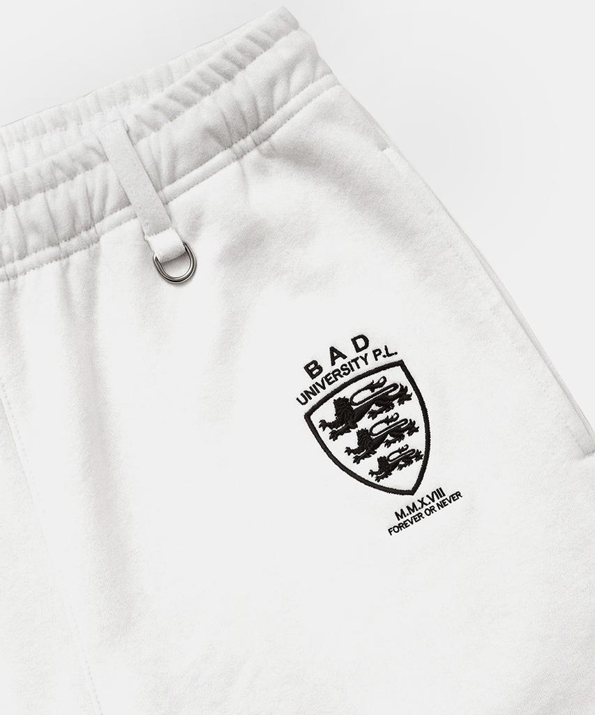 BADBLOOD Shield-M Semi-Curved Fit Joggers - White