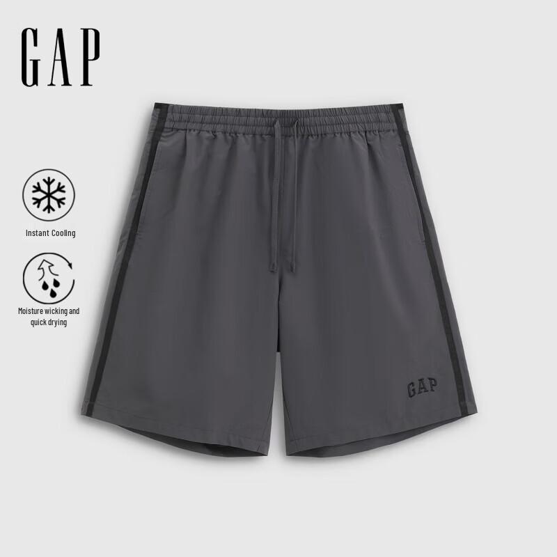 GAP Men's Moisture-Wicking Logo Casual Shorts