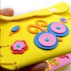 Kids Sewing Craft Kit DIY Cartoon Wallet Handmade EVA Kit Educational Toys Birthday Gift for Girls Beginners
