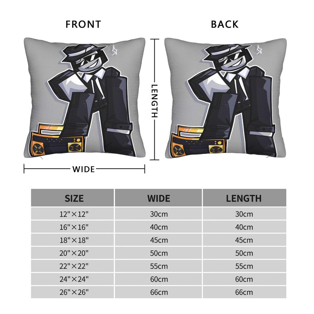 Pillow Cover Chance And Boombox Forsaken Cute Funny Pillow Case For Couch Sofa Bedroom Pillowcases