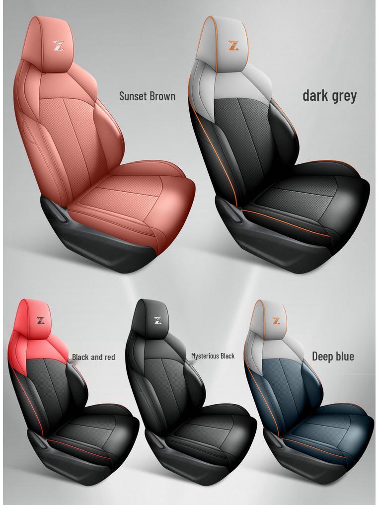 UNIZ Special Full Leather Car Seat Cushion - Universal Fit, Four Seasons, New Model
