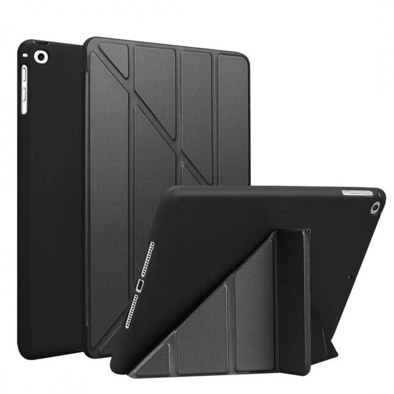 Silicone Full Coverage Foldable Soft Shell Case for iPad 9.7, 10, 10.2, Air 4 10.9, and Pro 11