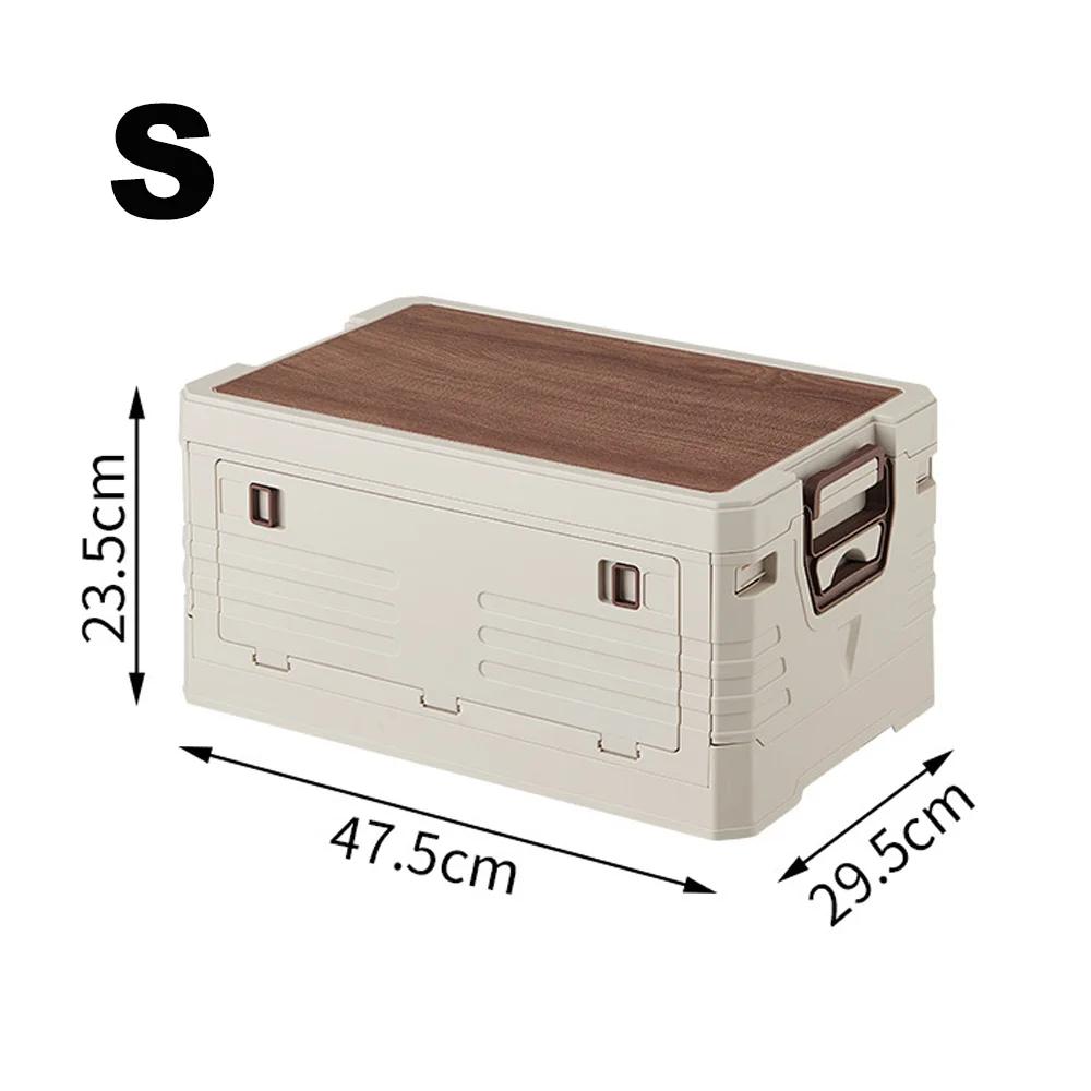 

Ящик для хранения для кемпинга, складной органайзер для багажника автомобиля с разделочной доской, переносной чехол для пикника с ручкой для использования на открытом воздухе S/M