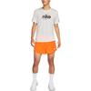 Nike T Shirts Men's Mountain Peak White Crew Neck Moderate Straight Fit DQ4735-121