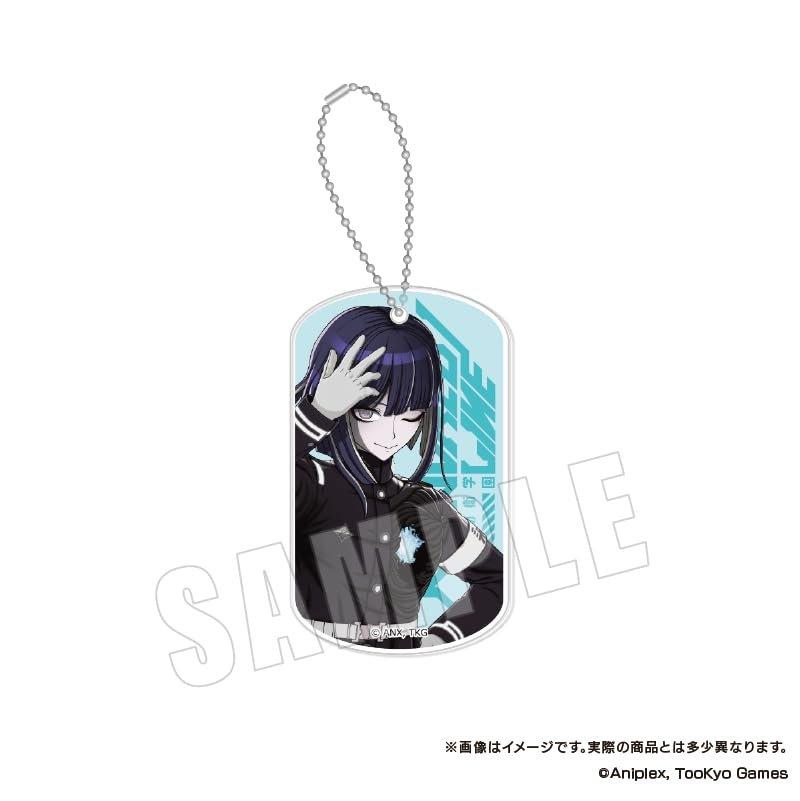 empty HUNDRED LINE Last Defense Academy Acrylic Keychain 08 Konma Tsukumo Character Keyring