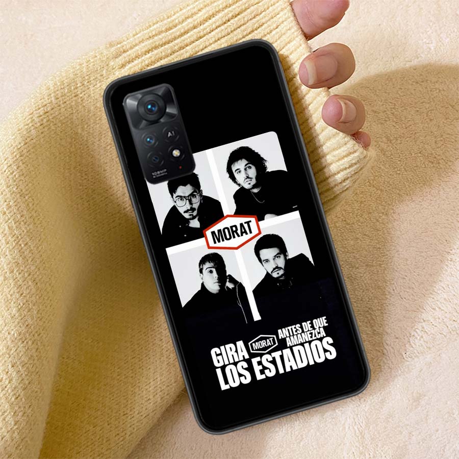 M-Morat Band Phone Case For Redmi 13C 14C Note 14 13 Pro Plus 5G 12 12C 10A 10C 10 9A 9C 9T 9 8 8A K70 Pro Cover TPU Shell Coque