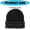 Street Knitting with Rivet Studs Lightweight Breathable for Adults