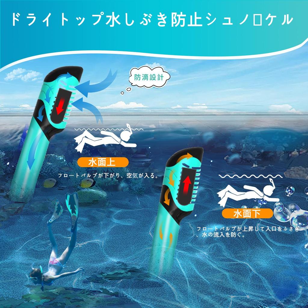 Suchá šnorchlovací maska pro dospělé a mládež, profesionální šnorchlování, panoramatické potápěčské brýle proti zamlžování, maska, plně suchý šnorchl pro plavání,