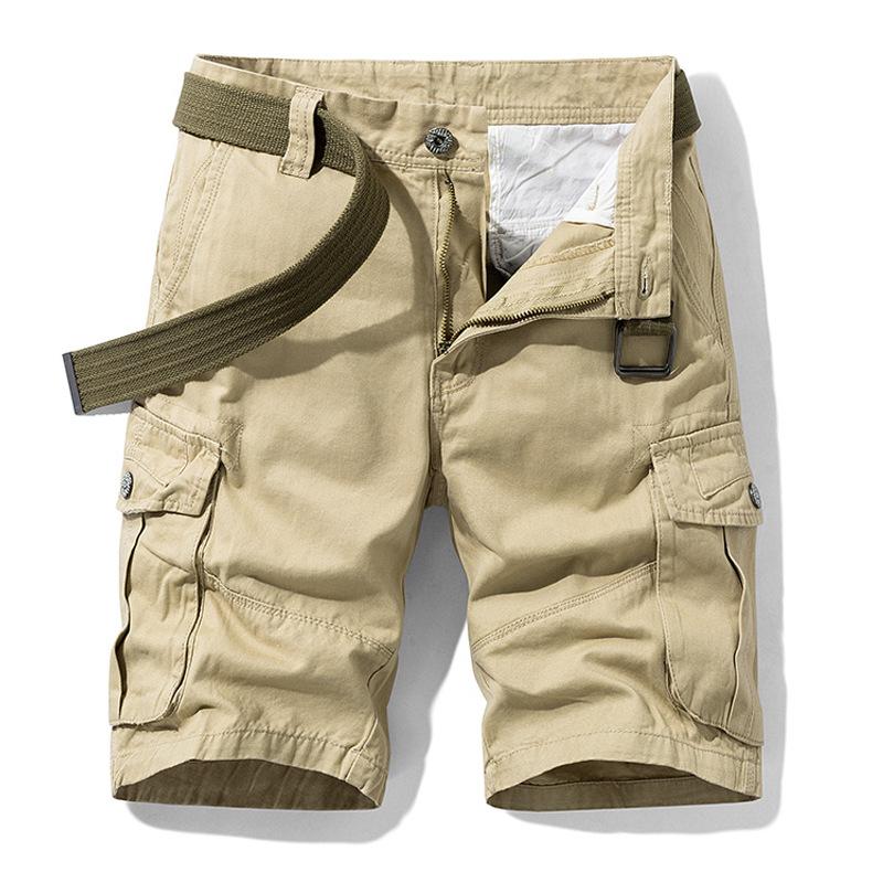 Летние свободные большие мужские рабочие шорты Капри 30
