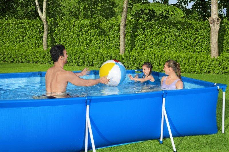 Basen Stelażowy 300X201X66 Cm Zestaw 7-w-1 Bestway 56411