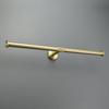 Brushed Gold 304 Stainless Steel Bathroom Set: Knurled Towel Rack, Towel Bar, Paper Holder, and Coat Hook