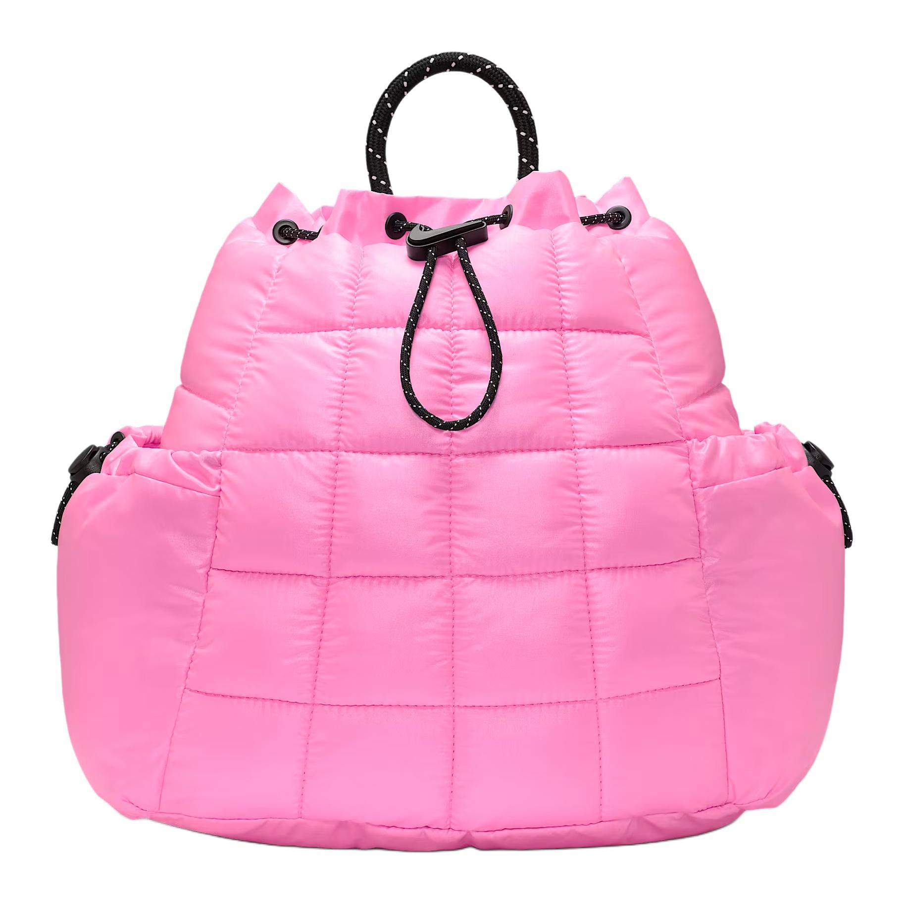 Nike 9L Sportswear Puffle Fashionable Versatile Nylon Mini Backpack Women Backpack Pink HQ6693-606 Pink 12790₽