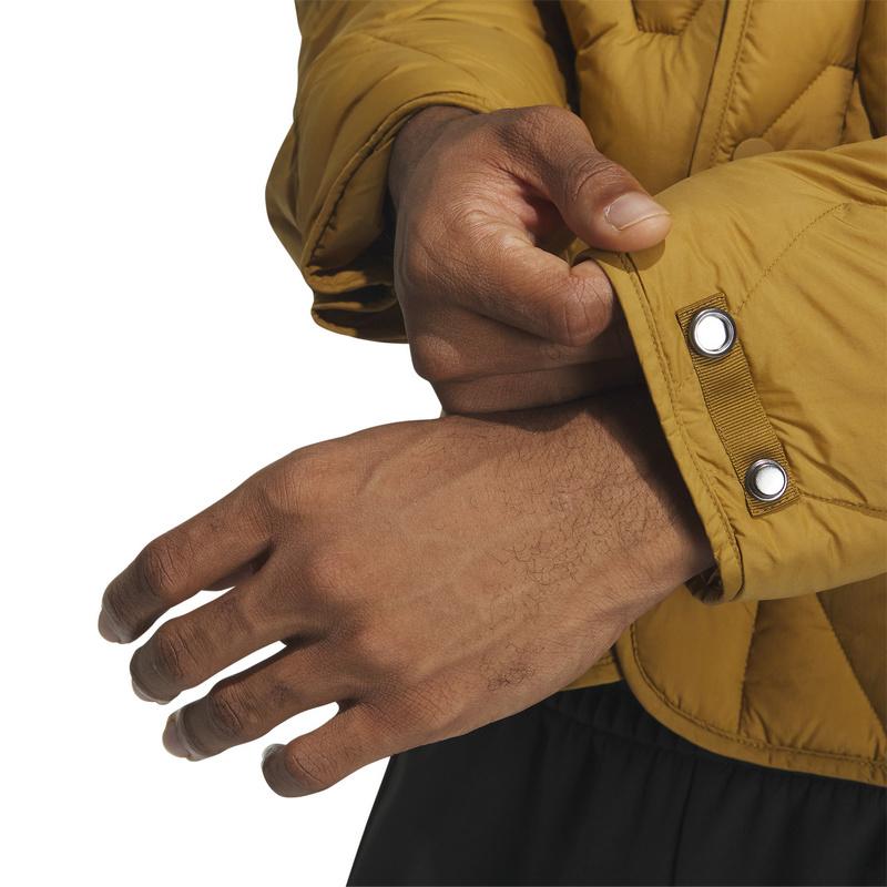 Adidas Regular Varsity Lightweight Down Jacket Unisex Quilted Windproof Warm Outerwear Yellow IX7085