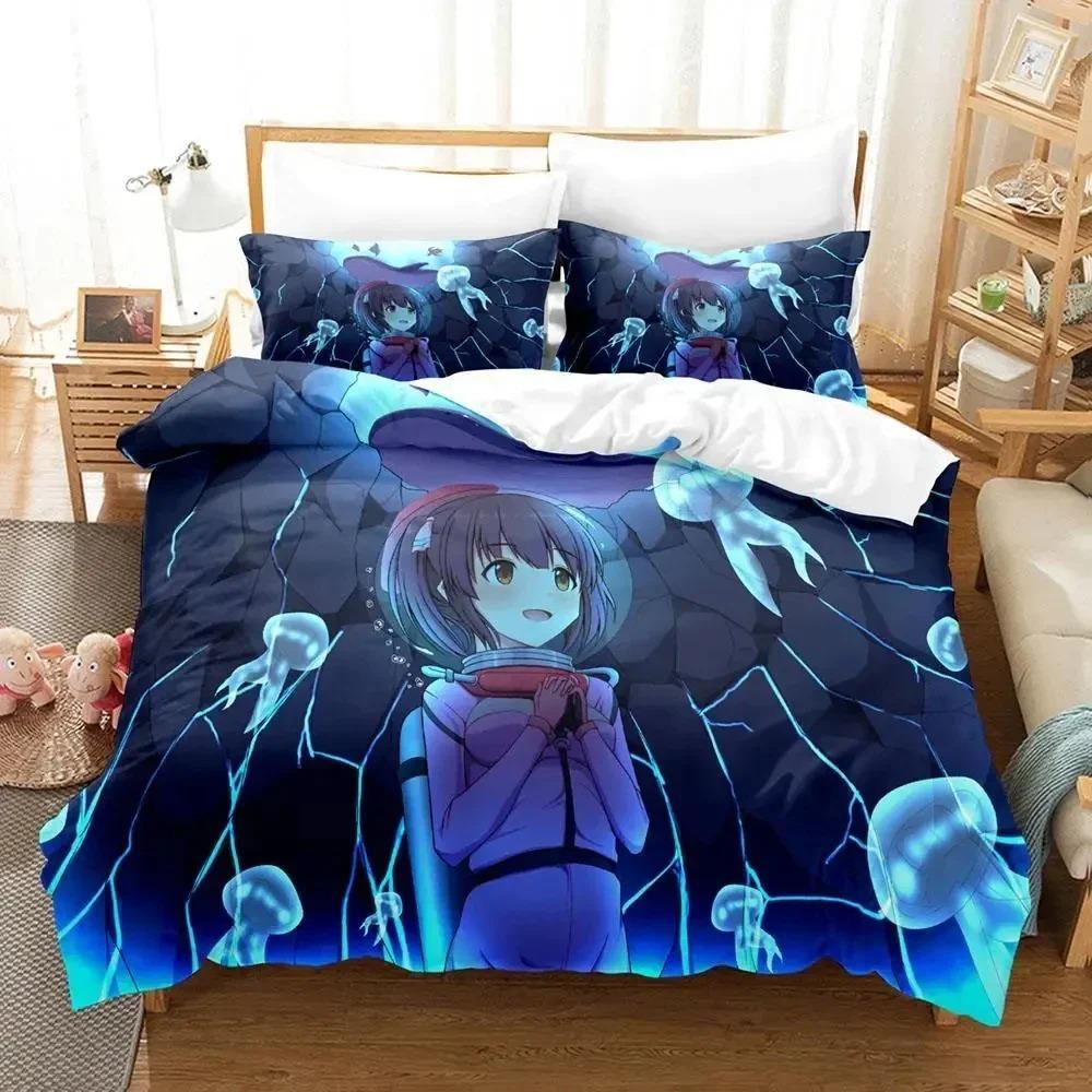 3D Anime Chieri Ogata Bedding Set Duvet Cover Bed Set Quilt Cover Pillowcase Comforter king Queen Size Boys Adult Bedding Set