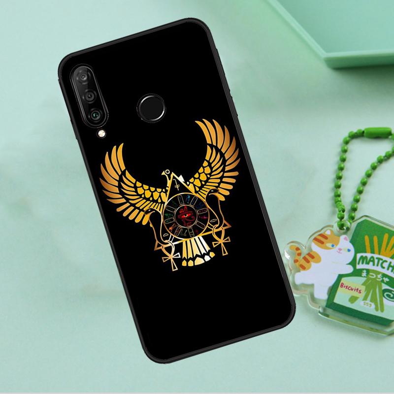 Egypt Nefertiti Anubis Ankh For Huawei Nova 12i 12s 7i 8i 11i 9 10 SE Y90 Y60 Y70 Y72 Y61 Y91 P30 P40 Lite P60 Pro Case