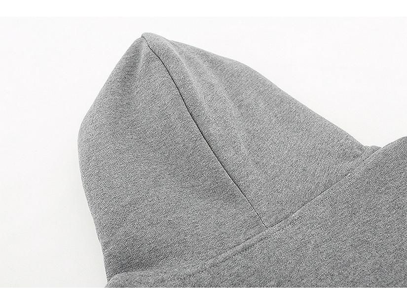 FEAR OF GOD ESSENTIALS Unisex Samt-Hoodie mit Beflocktem Schriftzug