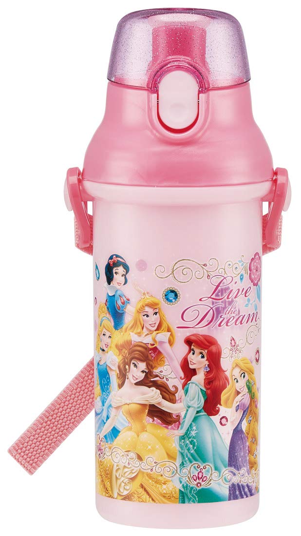 

Skater Plastic Water Princess PSB5SAN Children s Bottle, 480ml, 19, Disney, розовый