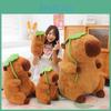 Capybara Lotus Leaf Plush Toy Soft Stuffed Animal Dolls Kids Gifts Birthday
