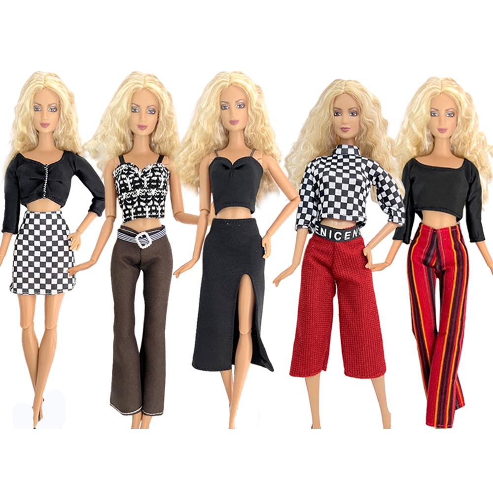 NK Hot Sale 11.5 Inch Doll Dress 1/6 Doll Clothes Dolls Accessories 30CM Princess Fashion Outfits Wear Casual Dress Gift JJ