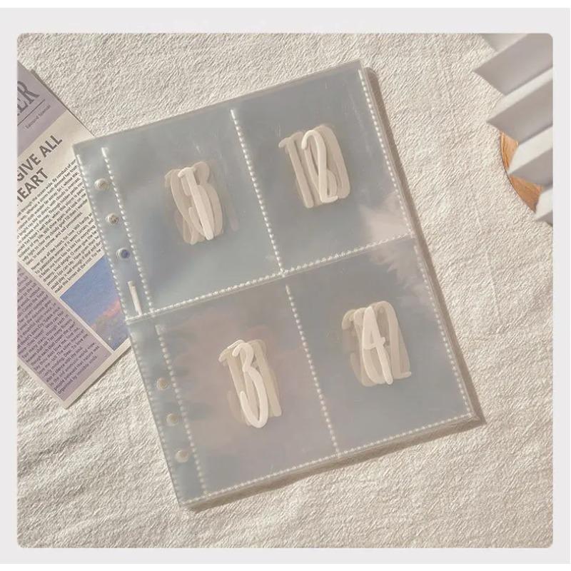 Cash Stuffing Envelopes Money Saving Challenge Replacement A5 Binder Inserts Clear Money Envelopes for Cash