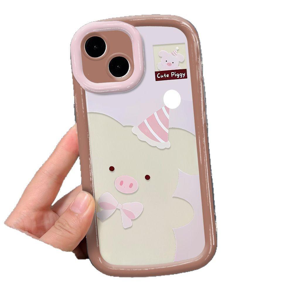 Fun cartoon hollow bear for iPhone17 mobile phone case 16 Apple 13 all-inclusive 12/15 simple 14 soft x