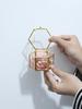 Hexagonal Engagement & Wedding Ring Box - Transparent Glass Jewelry Storage Gift Box