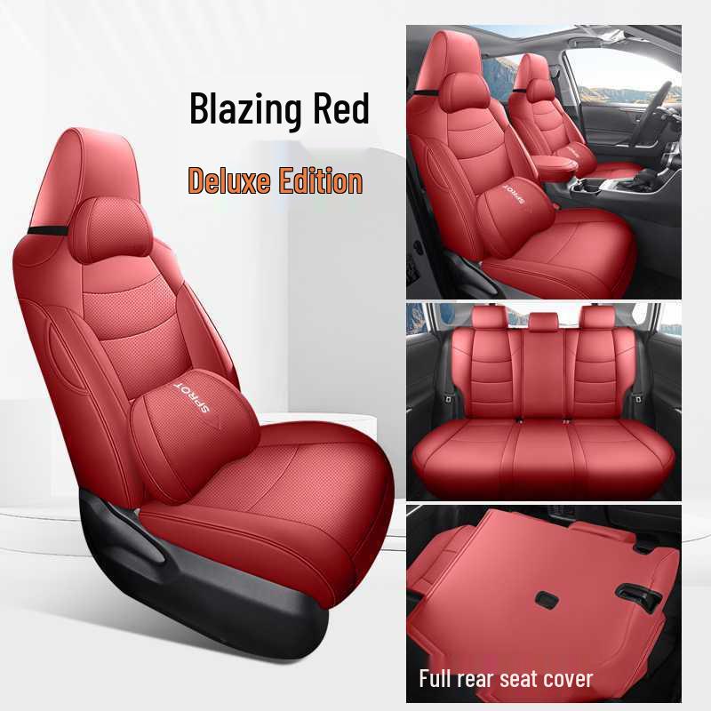 2025 Toyota bz5 Full Coverage Perforated Leather Seat Cover - Universal Four Seasons Cushion