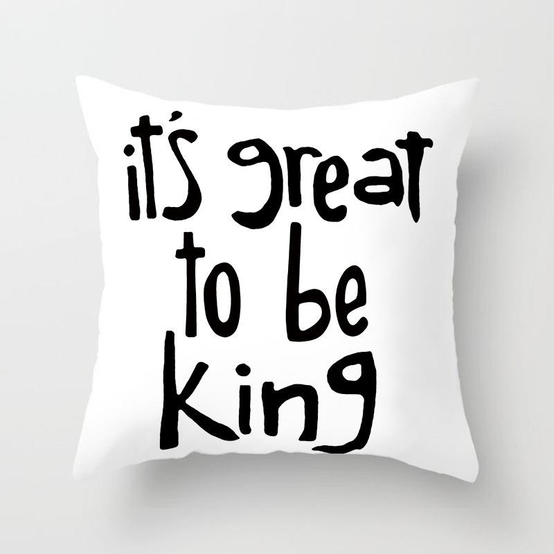 Față de pernă pătrată cuplu Litere în formă de inimă desene animate pernă de modă sufragerie canapea Dormitor Decorat casei fată de pernă dulce