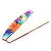 Washable Half-Moon White Sand Nail File with Optional Shaping and Polishing, 100/180 Grit