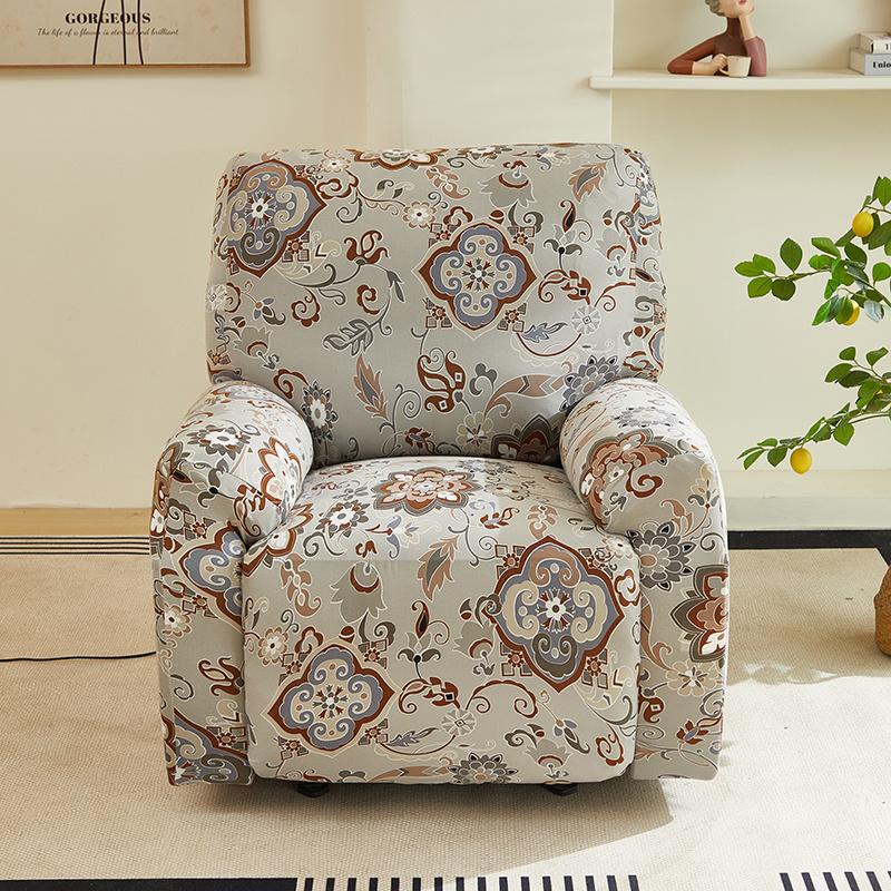 1/2/3seater Boho Recliner Sofa Covers for Printed All-inclusive Relax Armchair Cover Stretch Couch Protector Funda Sofá 3 Plazas