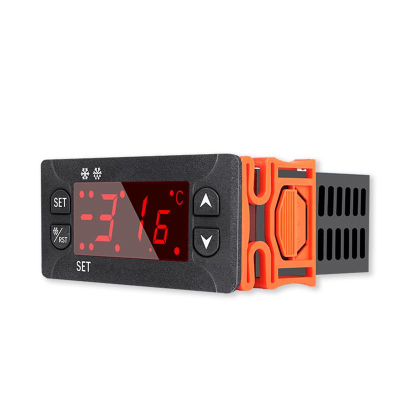 ETC-512B Digital Thermostat Temperature Controller Thermometer Sensor Hygrometer 12V 24V 220V Refrigeration Alarm