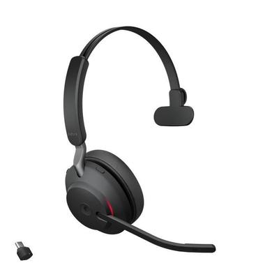 Wireless Headset - JABRA - Evolve2 65 - USB-C - Mono - Noise Cancelling