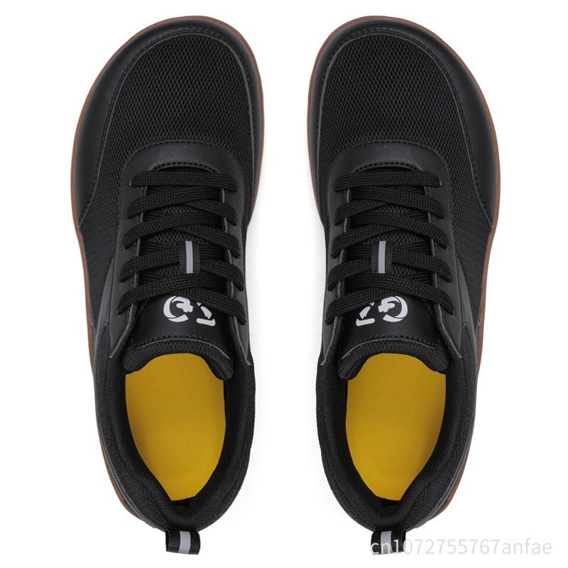Mens Women Wide Toe Barefoot Shoes Mesh Breathable Walking Shoes Fashion Soft Comfortable Casual Shoes Non-Slip Outdoors Sneaker