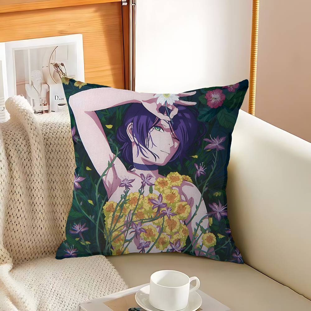 Anime Chainsaw Man The Movie Reze Arc Cushion Cover Inches Farmhouse Decor Home Throw Pillow Covers For Couch Decorations