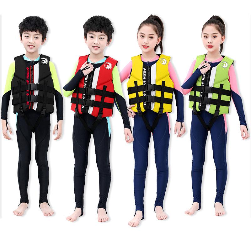Kids' Life Jacket with Enhanced Buoyancy for Boating and Snorkeling