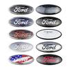 15X6.3CM Alloy Car Front Cover Badge Sticker for Ford Kuga Transit Ecosport Fiesta Focus Ranger Mondeo Edge Trunk Emblem Decal CVV1 QQ24