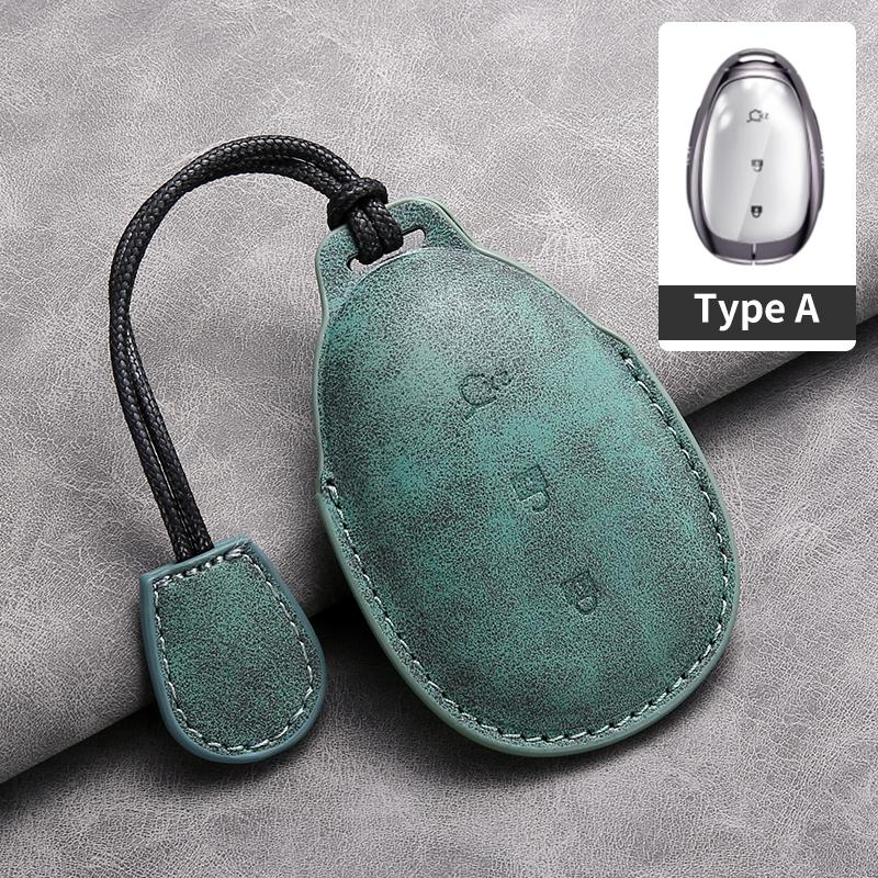 FOR QIYUAN TO GENESIS Car Smart Key Case Cover Key Pack Remote Protection Sleeve Buckle Rope Special Accessories Multi Styles