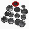 7Pcs ABC Car Fiber Style Car Logo For G30 G31 G38 G11 G12 G20 G28 F10 F48 F49 G01 F20 F21 F22 Wheel Rim Decoration Cover