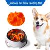 Silicone Slow Feeder Licking Mat for Pets - Dog & Cat Portion Control & Anti-Choking Utensil