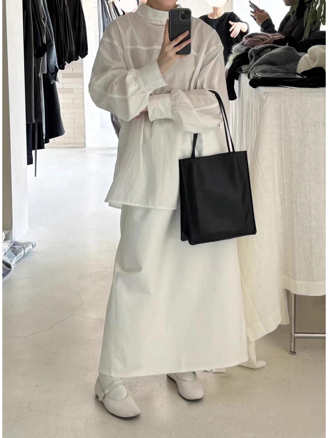 

Минималистичная сумка-тоут из овчины - Повседневная для поездок, Тонкий ремешок, Большая вместимость, Женская плечевая сумка для покупок. чёрный