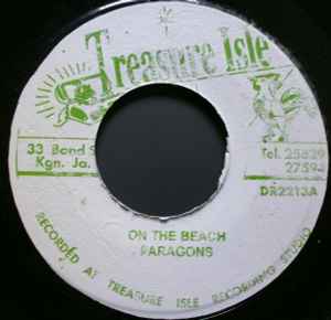 

7inch Record PARAGONS On The Beach DR2213 Treasure Isle Jamaica Reggae Ska Dub Used