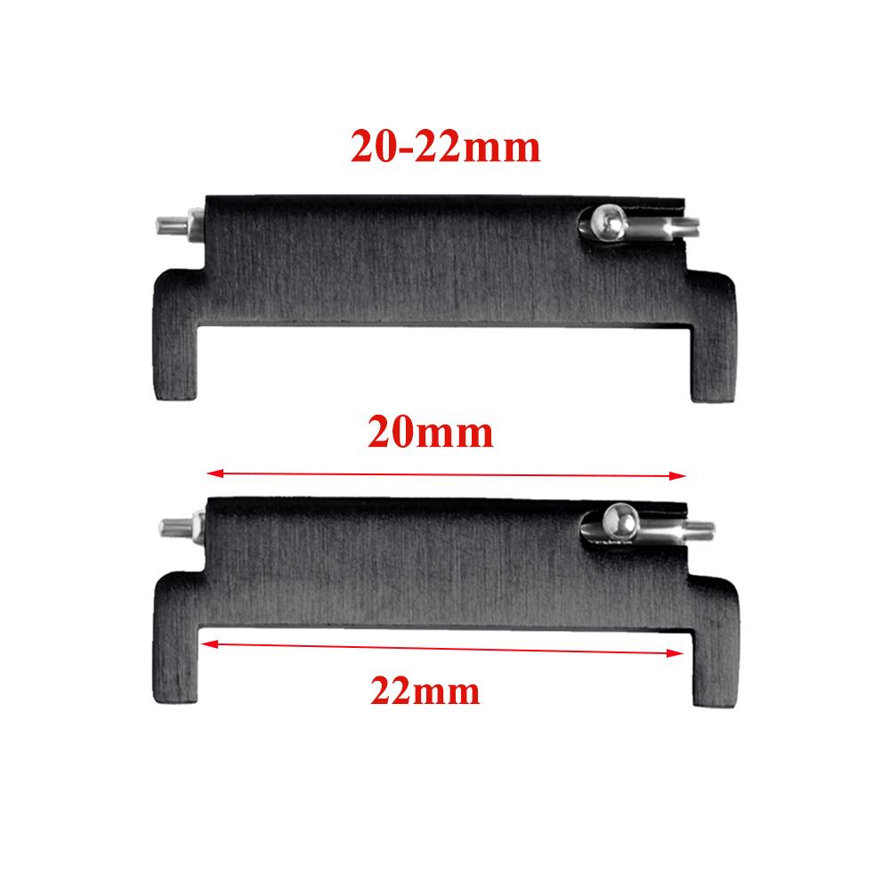Uhrenarmband-Adapter 2 Stück Schnellverschluss 20 mm auf 18 mm 20 mm auf 22 mm 22 mm auf 20 mm Stifte Verbinder Armband Federstege Zubehör