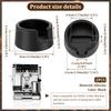 2Pcs Coffee Tamper Base Anti Slip Silicone Portafilter Holder Improves Tamping Stability Cafe Machine for ES601 Espresso Machine