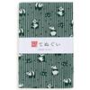 Irodori Komon Tenugui Pattern Hand Green 33 x 90cm (Small Towels) Set, Uncut, 3-Piece Set,