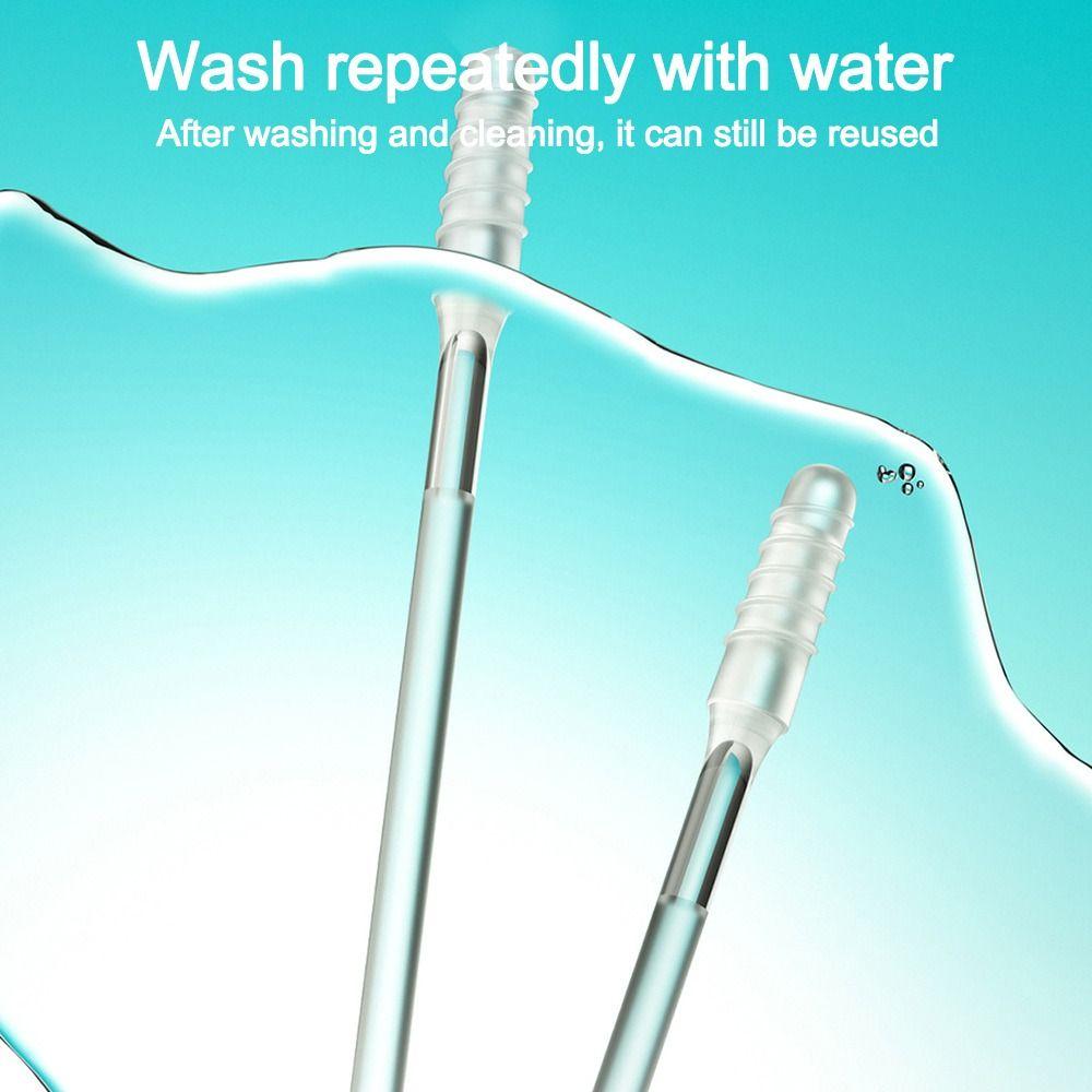 24Pcs/Box Disposable Disposable Ear Swabs Double Head Soft Sticky Ear Digger Ear Cleaner Sticky Earwax Remover Stick