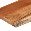 Vidaxl Półka Ścienna, 70X30X2,5 Cm, Drewno Akacjowe, Naturalna Krawędź