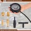 Automotive Cylinder Tester Kit Vacuum Gasoline Engine Compression Meter Pressure Gauge With Adapter