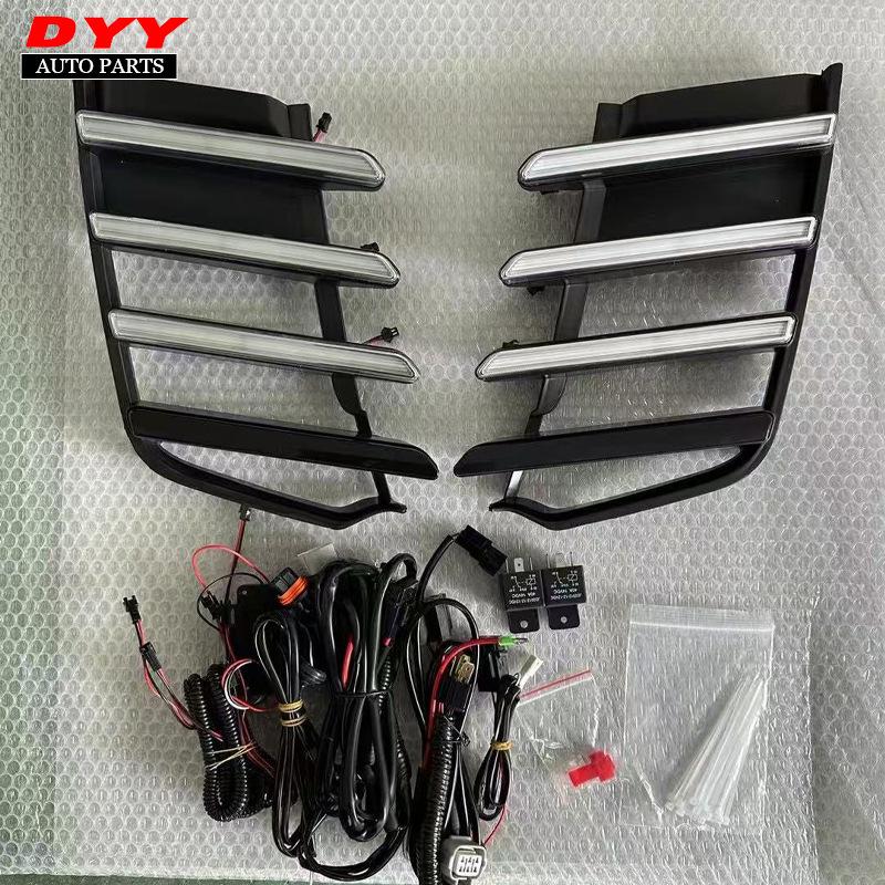 Land Cruiser LC300 Grille & Fog Light Covers for 2022-23 Daytime Running Lights