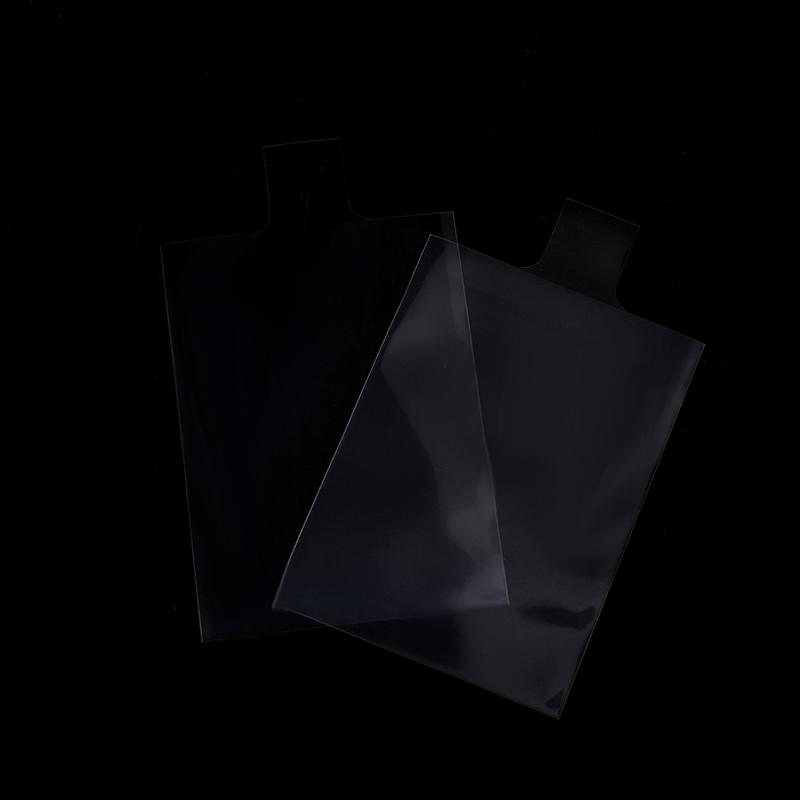 

100 шт. рукавов с язычком для кардхолдеров полужестких для игровых карт с ушками, более удобный извлечение карт